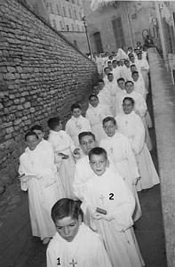 COMMUNIONS ORAN DU PATRONAGE ORAN DE LA JUS SAINT LOUIS  1958 JOSEPH BELEN